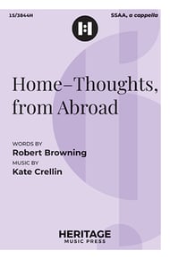 Home-Thoughts, from Abroad SSAA choral sheet music cover Thumbnail